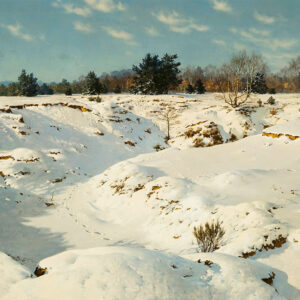 Sneeuwlandschap door Jan Voerman junior.