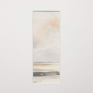 Aquarel van Marianne Voeten - Wadden 2
